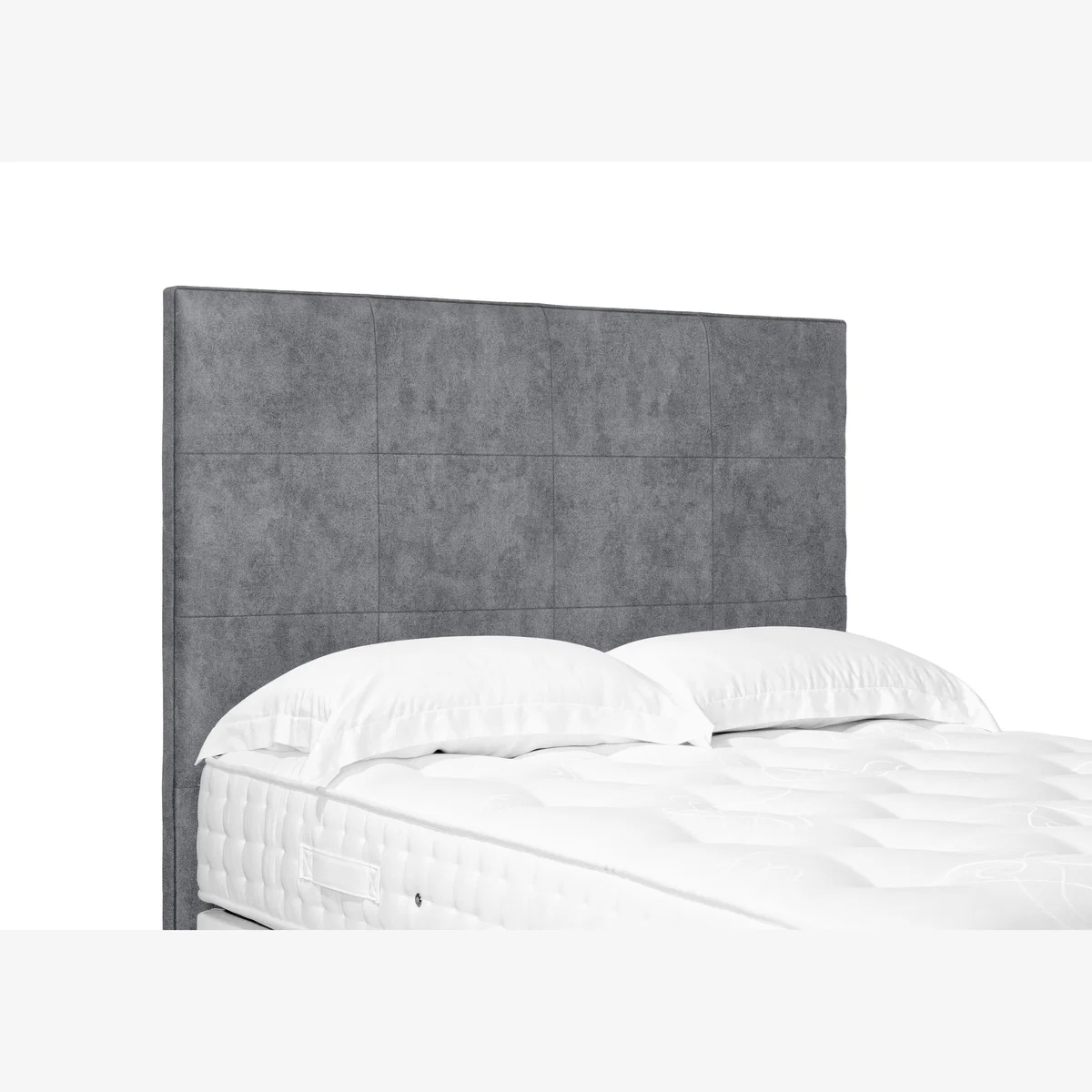 Elwood High Floor Standing Headboard - Double - Simply Zinc – image 1