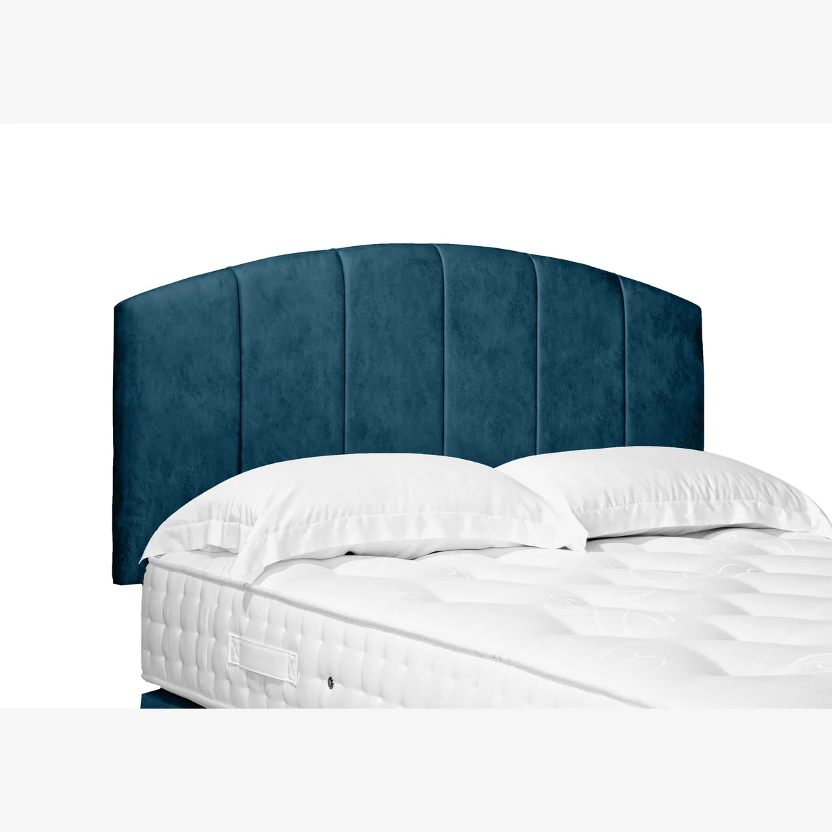Bow Standard Strutted Headboard - Double - Daytona Ocean – image 1