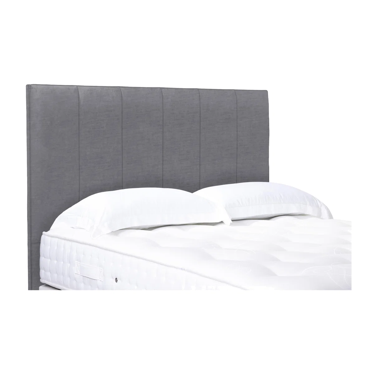 Heyman High Floor Standing Headboard - Single - Aston Steel – image 1