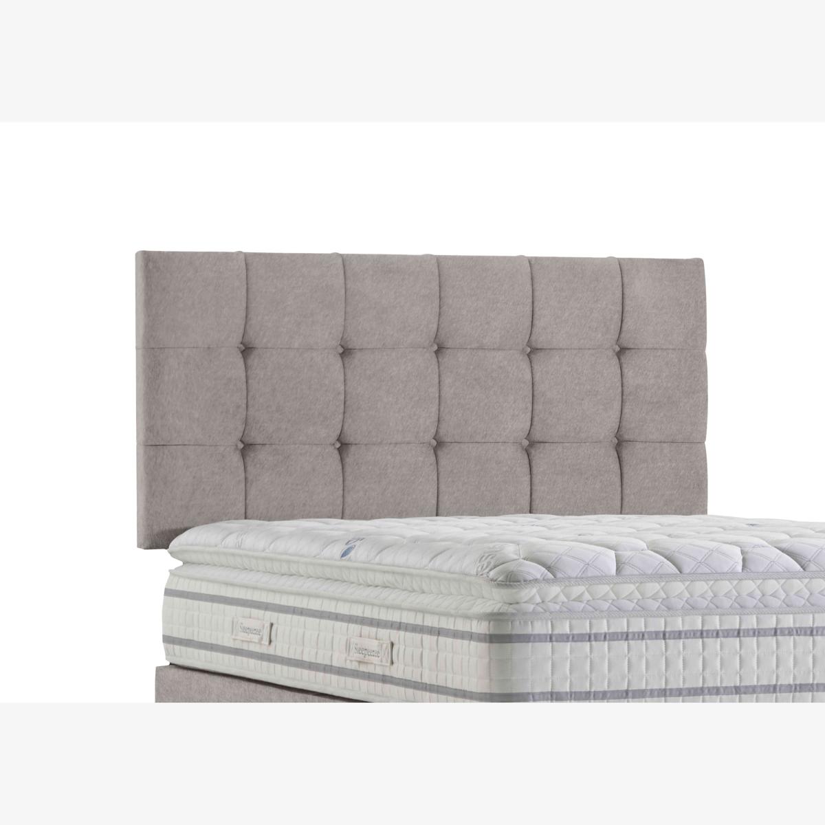 Sleepeezee - Apex Strutted Headboard - King Size - Tweed Biscuit – image 1