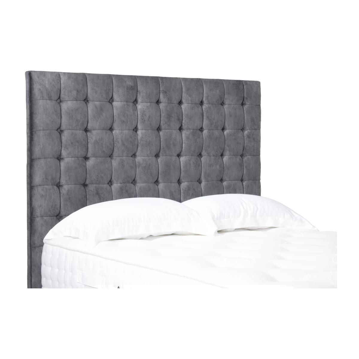 Dot High Floor Standing Headboard - Small Double - Daytona Grey – image 1