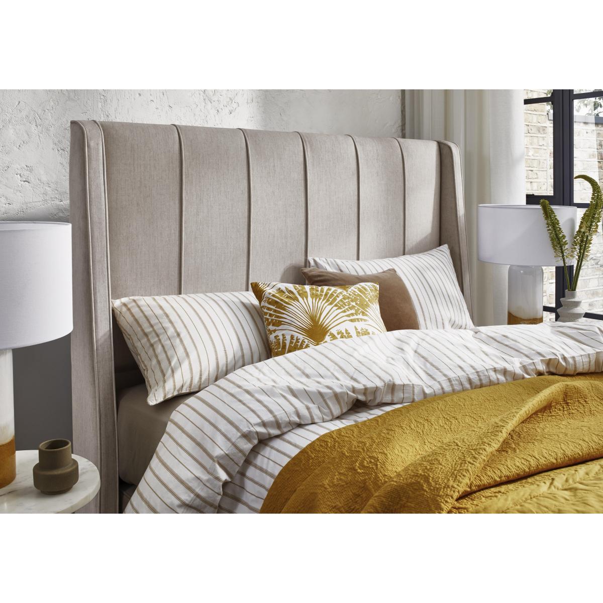 Akira High Floor Standing Headboard - Super King - Plush Pacific – image 2