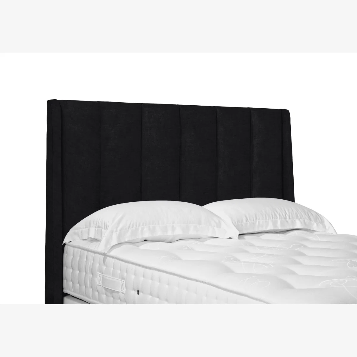 Ryo High Floor Standing Headboard - Single - Plush Ebony – image 1