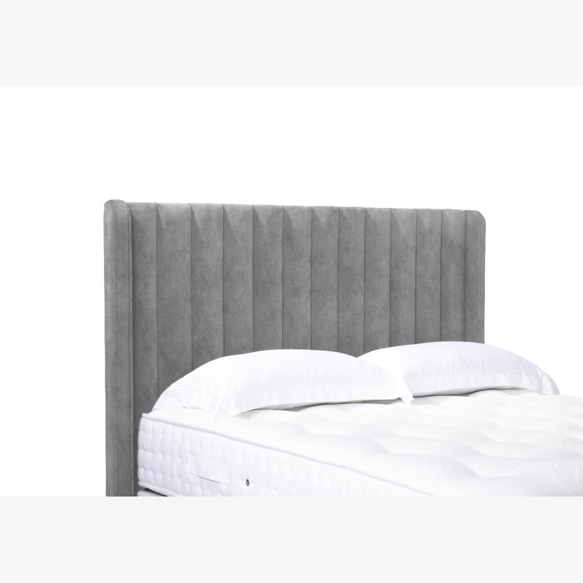 Austin High Floor Standing Headboard - Super King - Dapple Sterling – image 1