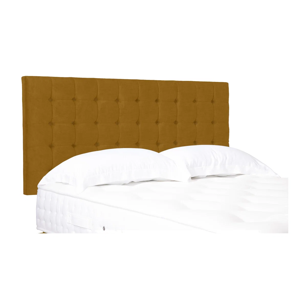 Dot Standard Strutted Headboard - Small Double - Plush Corn – image 1