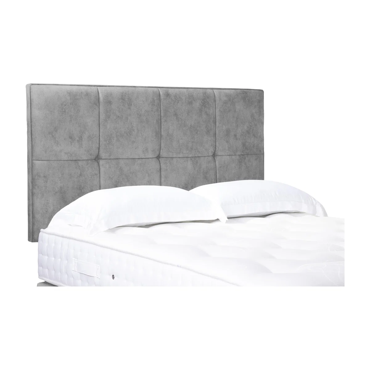 Artisan Collection Reigns High Strutted Headboard - Double - Dapple Sterling – image 1