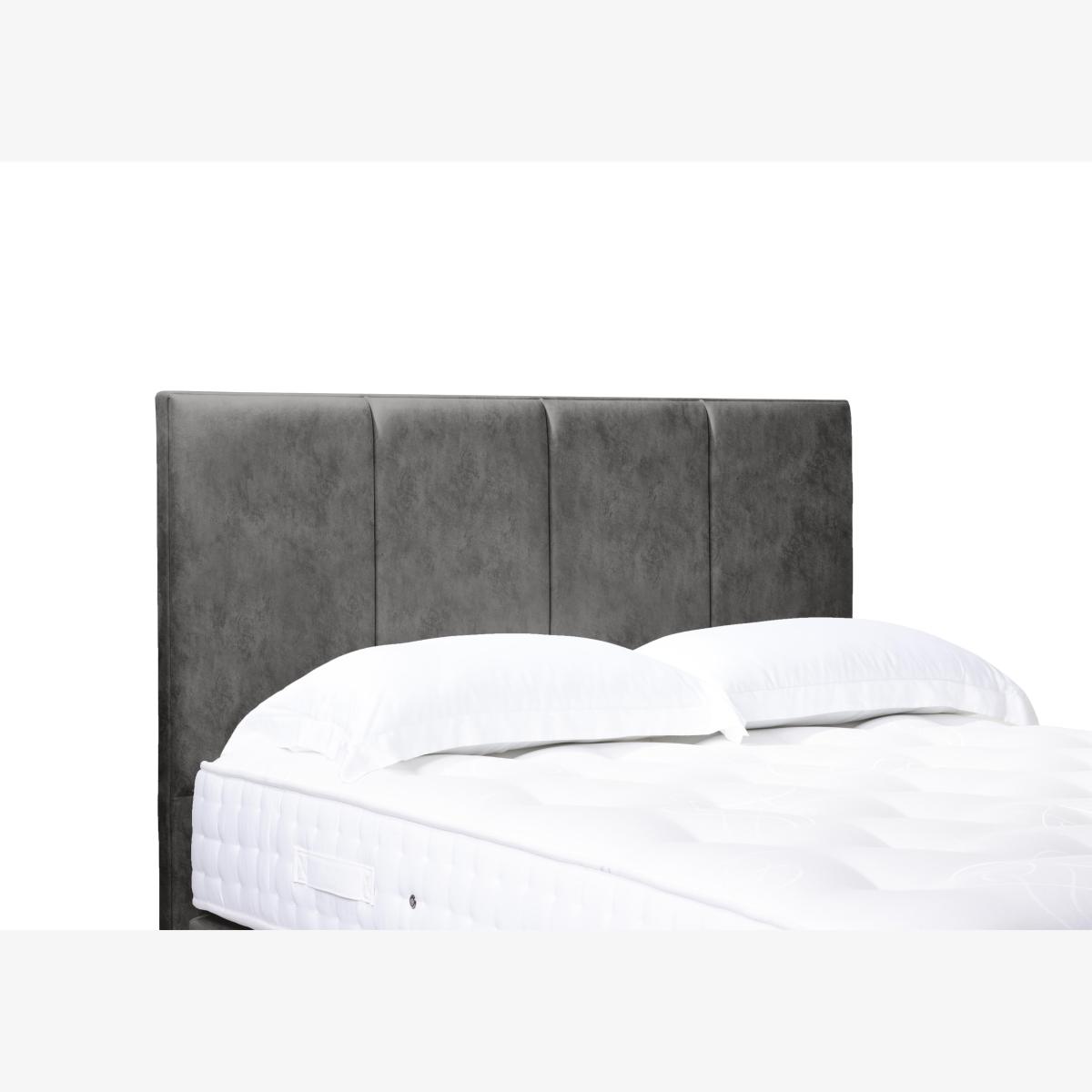 Linear Standard Floor Standing Headboard - Small Double - Daytona Pebble – image 1