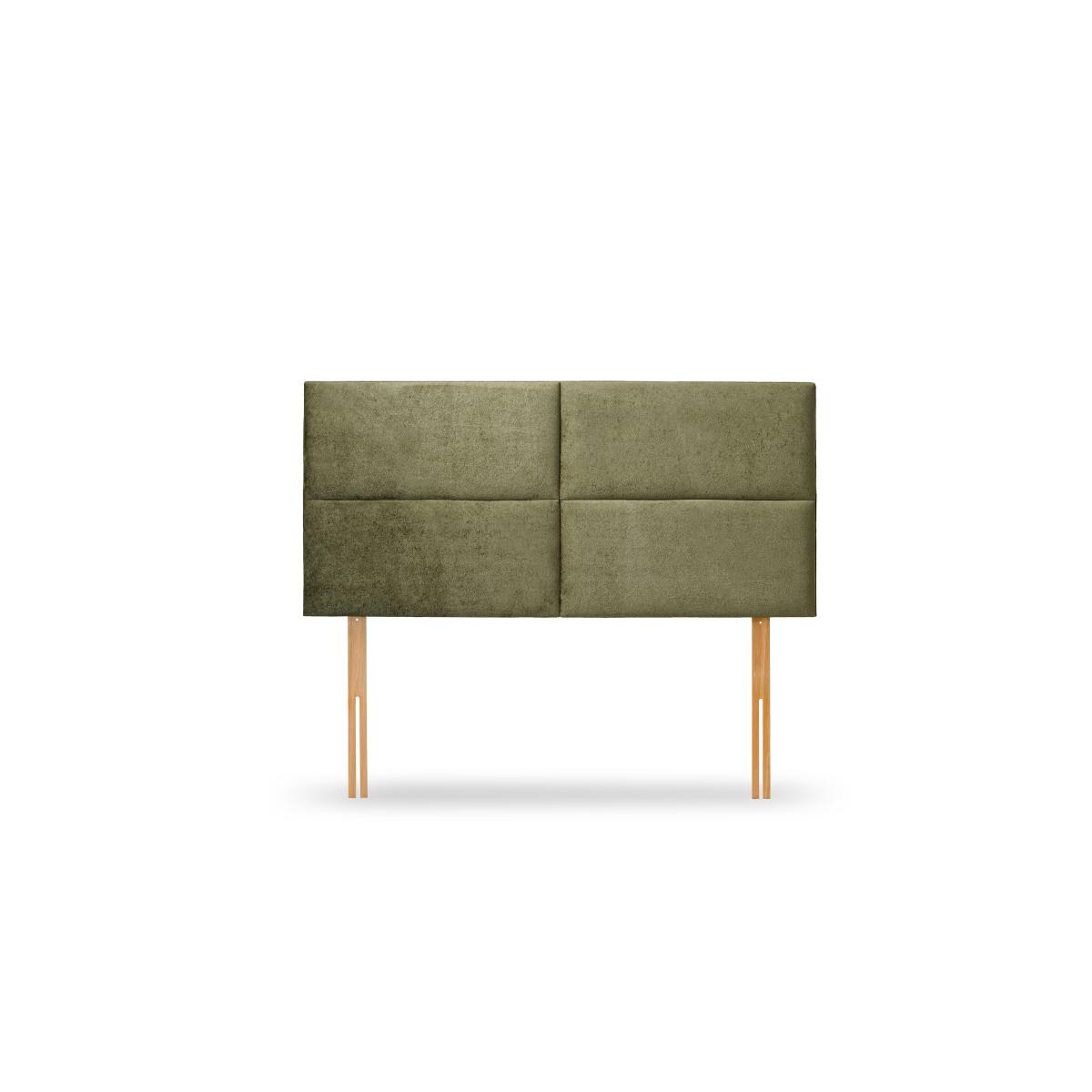 Sakura Standard Strutted Headboard - Double - Plush Emerald – image 3