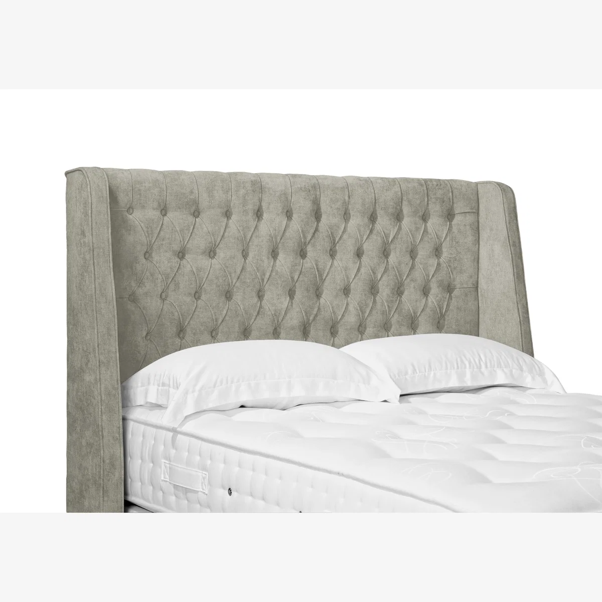 Belgrave High Floor Standing Headboard - Super King - Dapple Oyster – image 1
