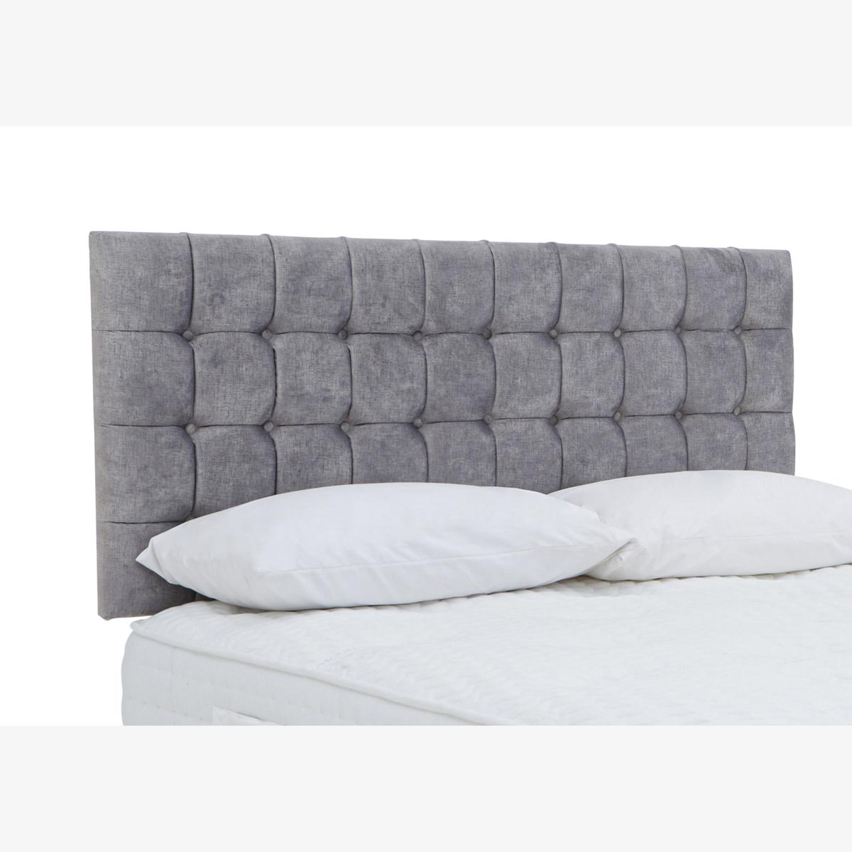 Highgrove - Dice Strutted Headboard - Double - Lace Dolphin – image 1
