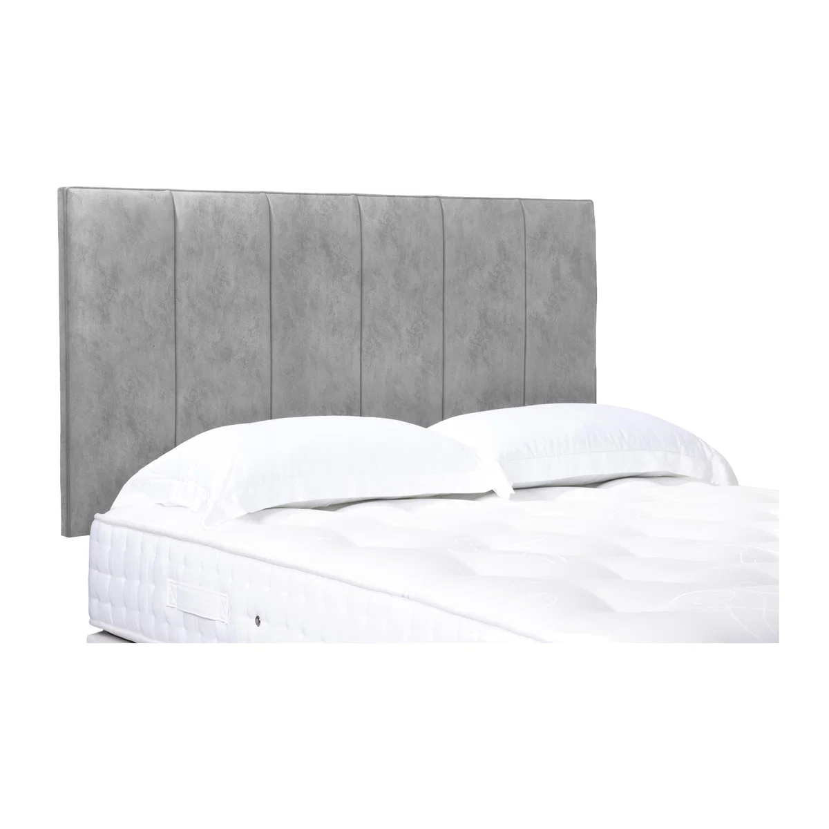 Heyman High Strutted Headboard - Super King - Dapple Sterling – image 1