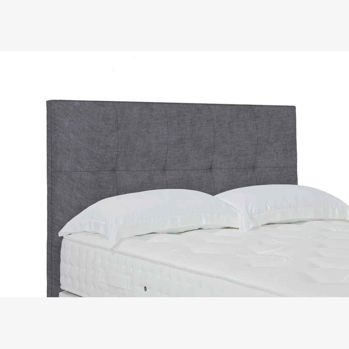 Stratton Standard Floor Standing Headboard - Super King - Aston Steel – image 1