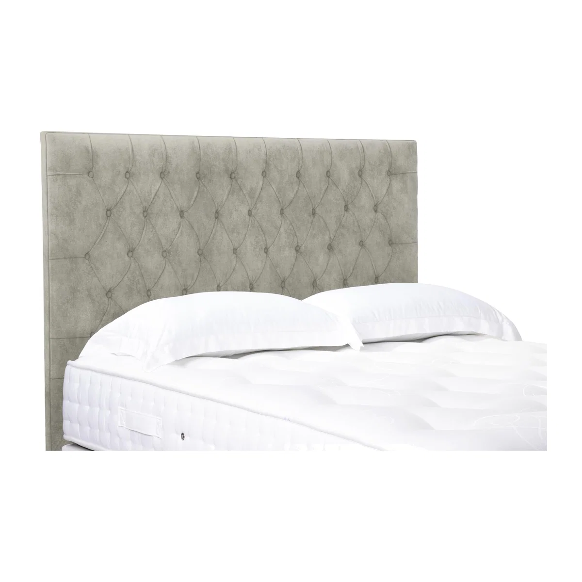 Orton High Floor Standing Headboard - Single - Dapple Oyster – image 1