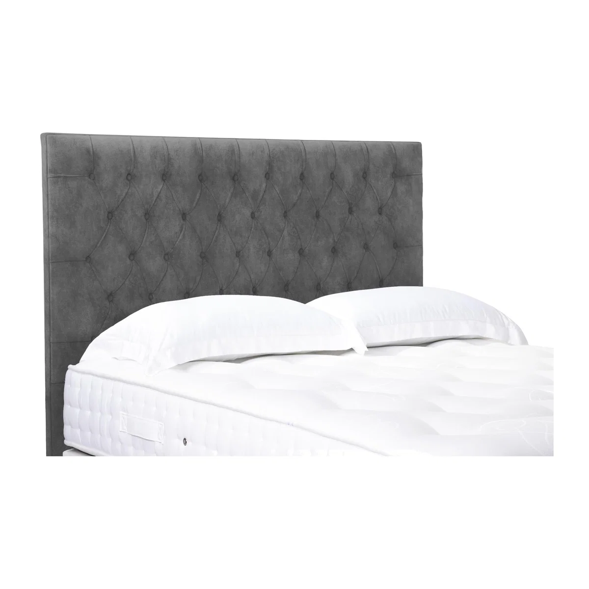 Orton High Floor Standing Headboard - Single - Dapple Mink – image 1