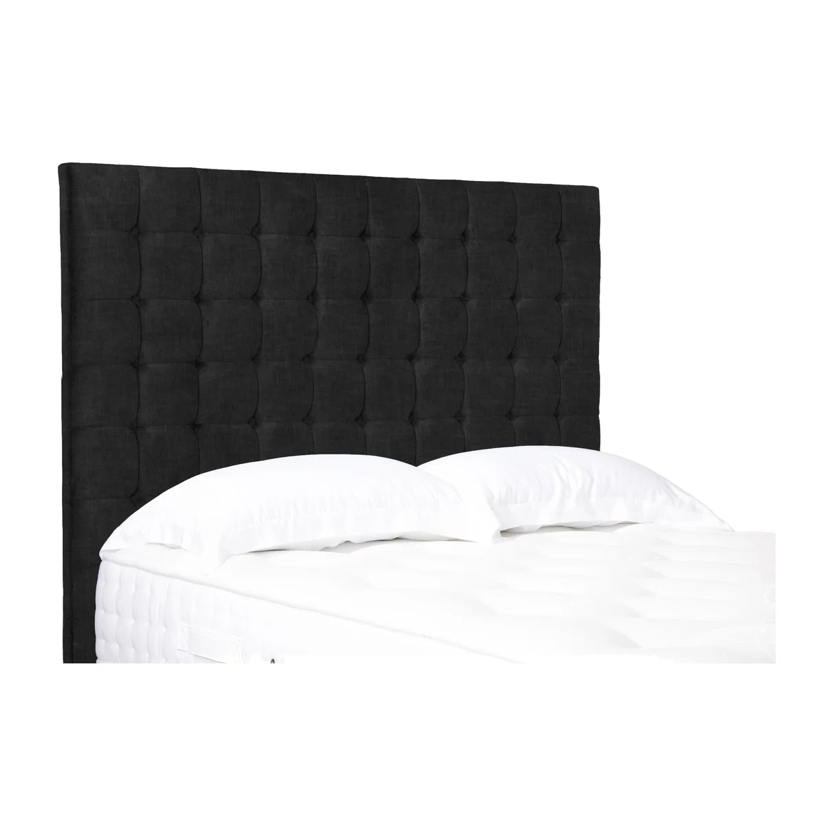 Dot High Floor Standing Headboard - Single - Smokey Quartz – image 1