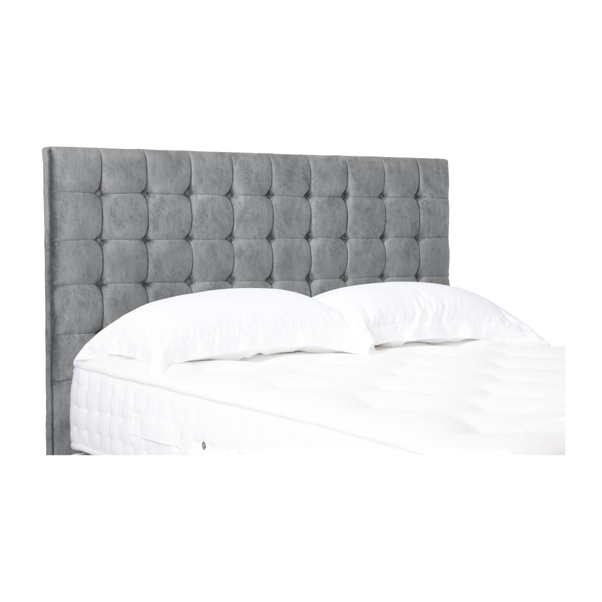 Dot Standard Floor Standing Headboard - Super King - Daytona Silver – image 1