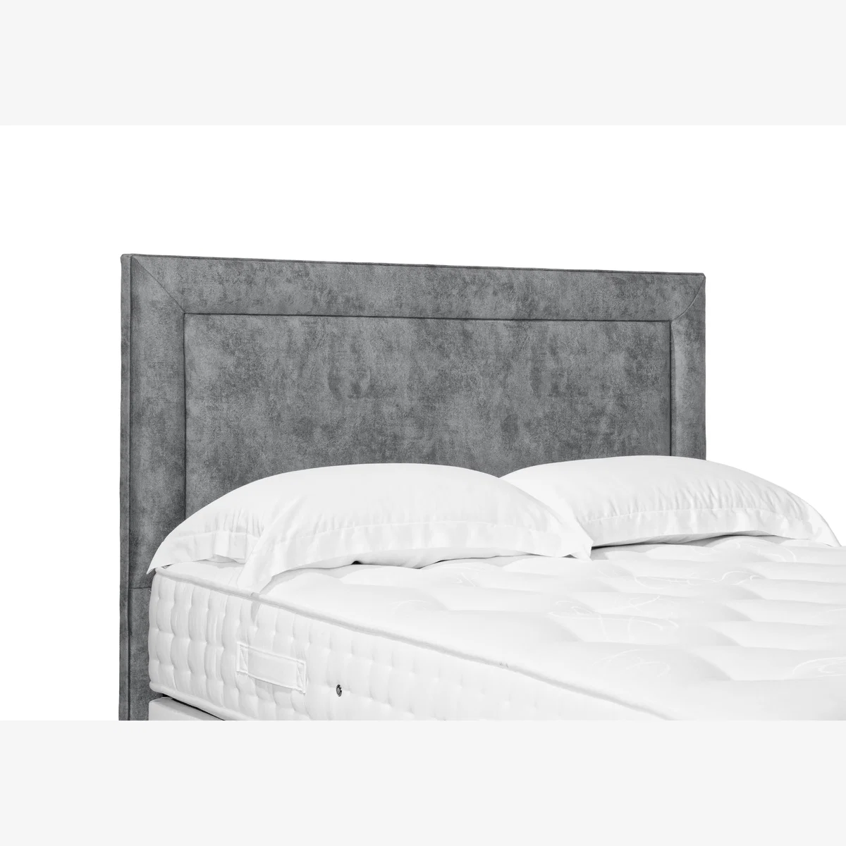 Foley Standard Floor Standing Headboard - Single - Daytona Silver – image 1