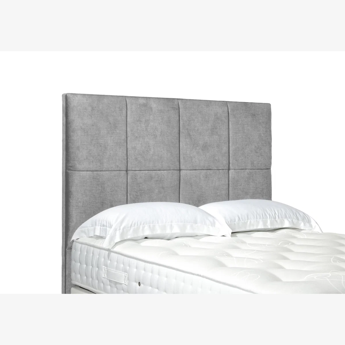 Titan High Floor Standing Headboard - Super King - Dapple Sterling – image 1