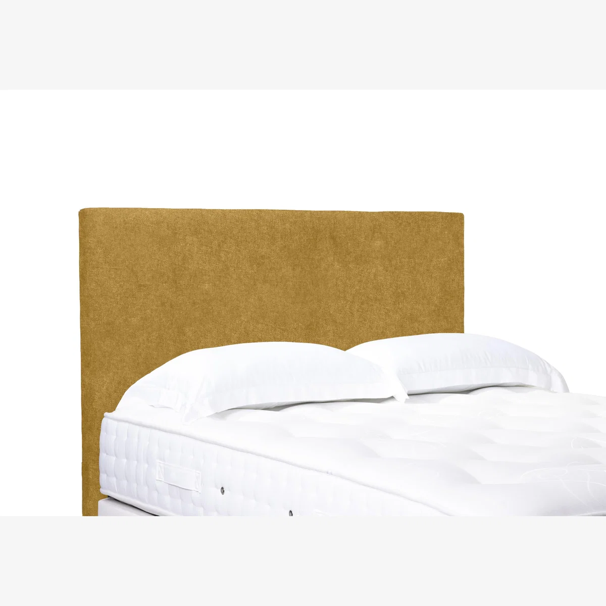 Origin Standard Floor Standing Headboard - Small Double - Tweed Mustard – image 1