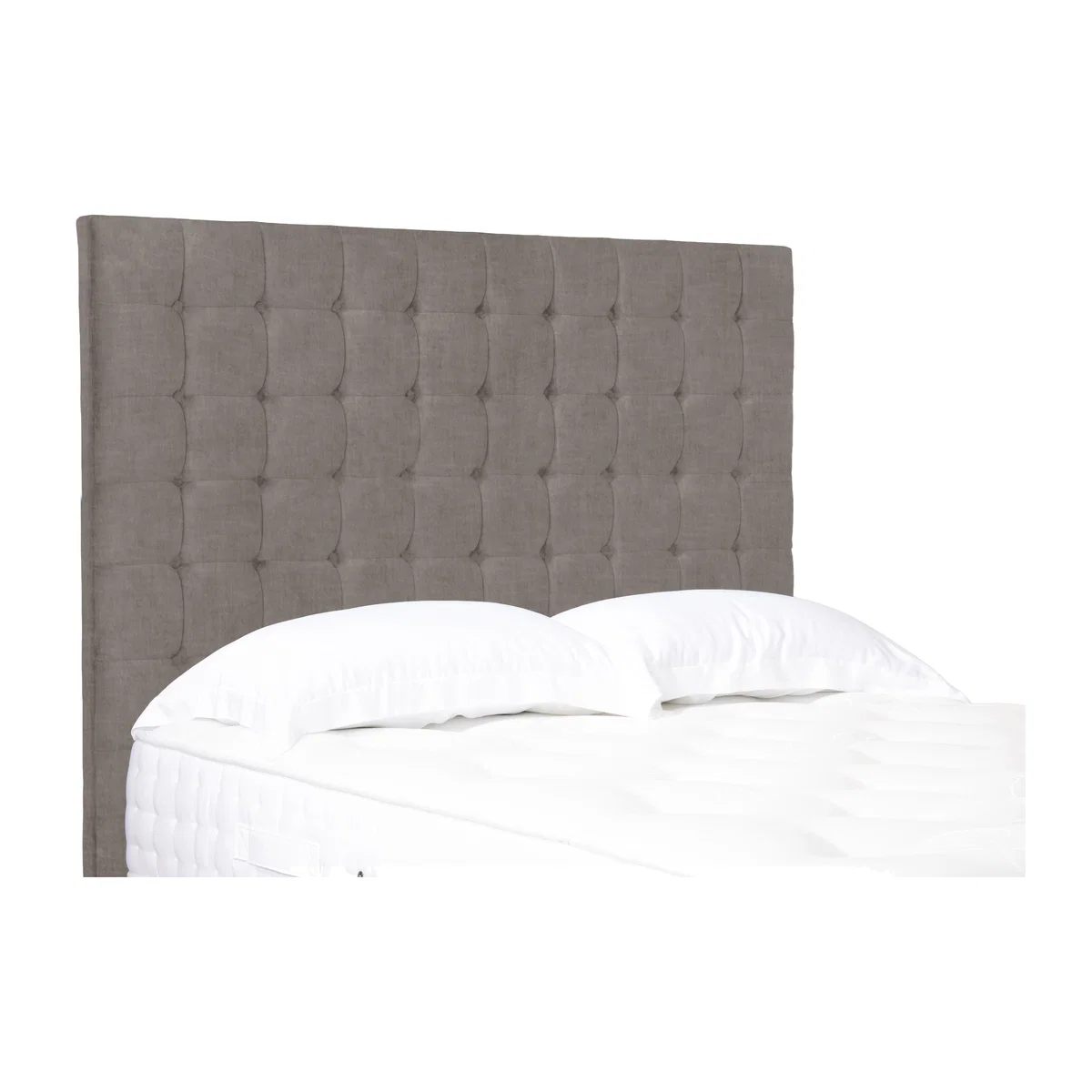 Dot High Floor Standing Headboard - Double - Warm Onyx – image 1