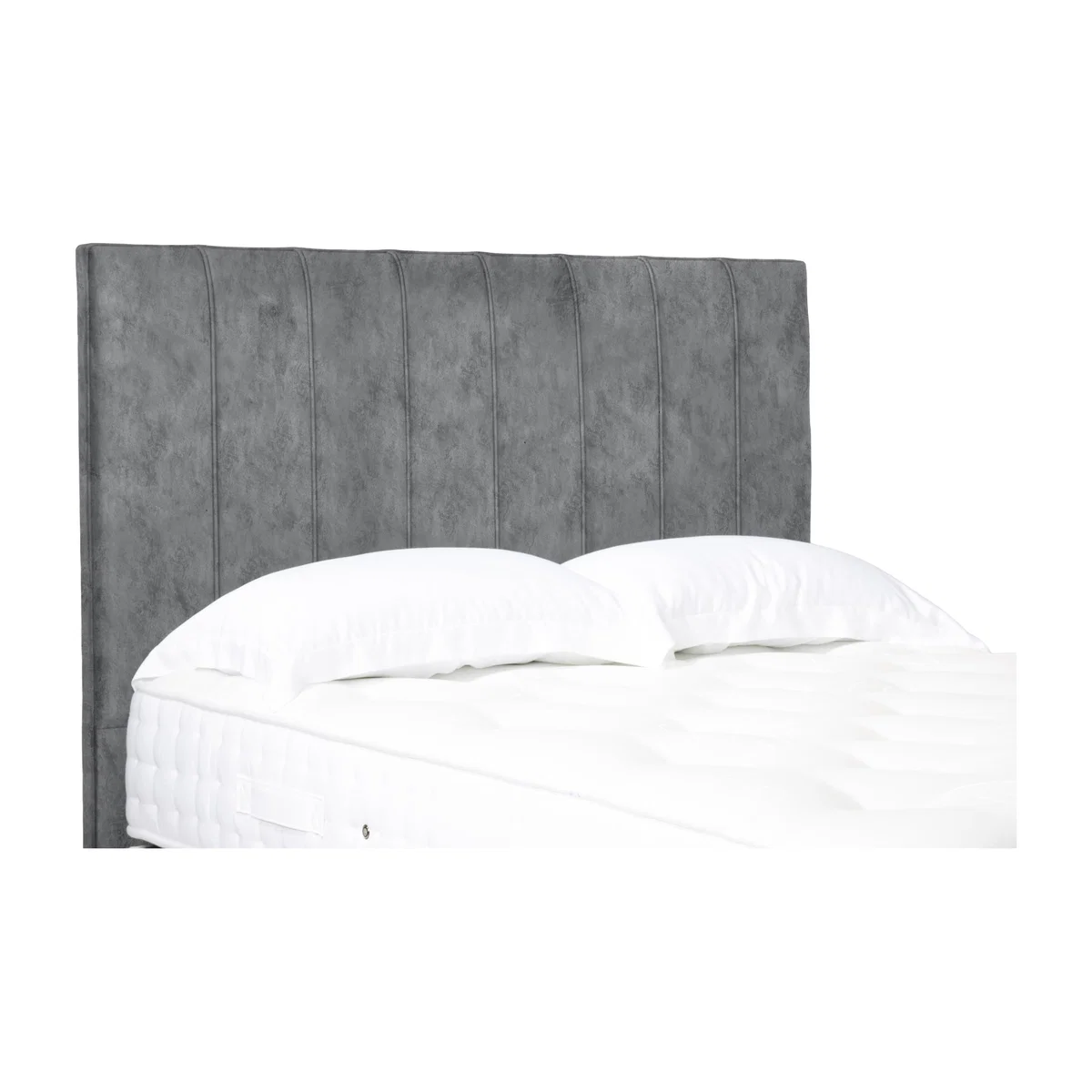 Axel High Floor Standing Headboard - Single - Daytona Silver – image 1
