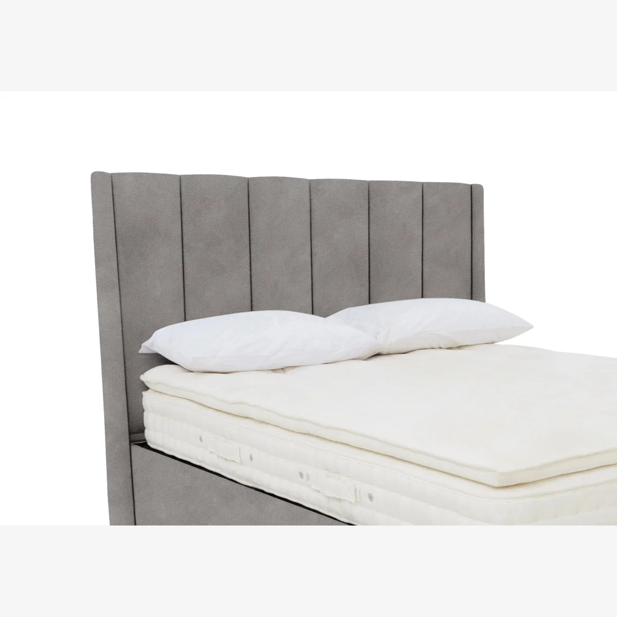 Ryo Floor Standing Headboard - Double - Dapple Oyster – image 1