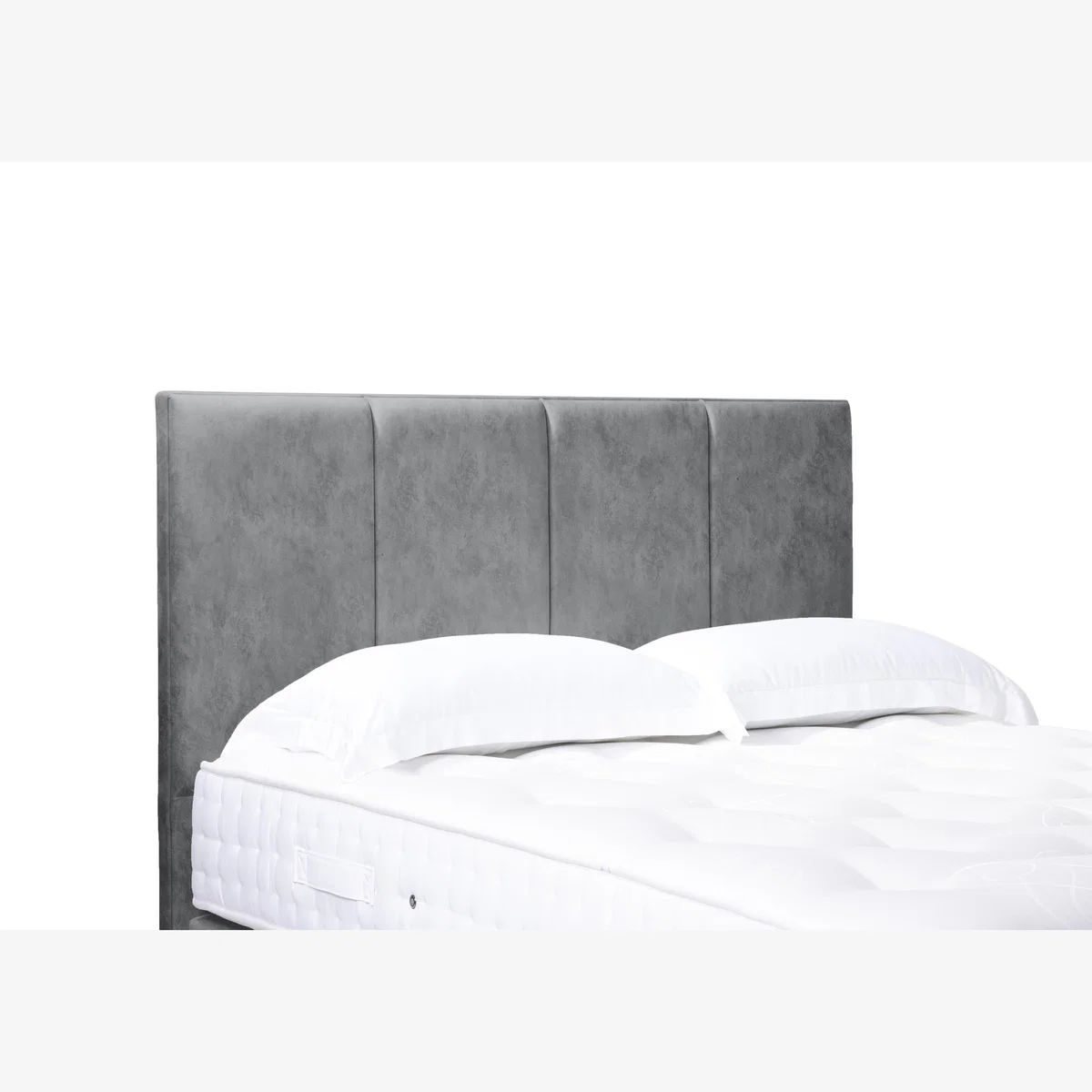 Linear Standard Floor Standing Headboard - Single - Daytona Silver – image 1