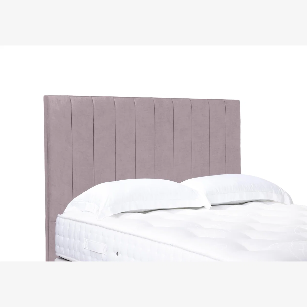 Elyse High Floor Standing Headboard - Double - Plush Lilac – image 1