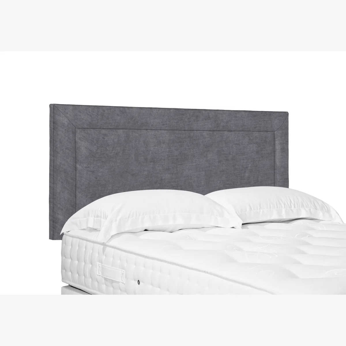 Foley Standard Strutted Headboard - Super King - Aston Steel – image 1