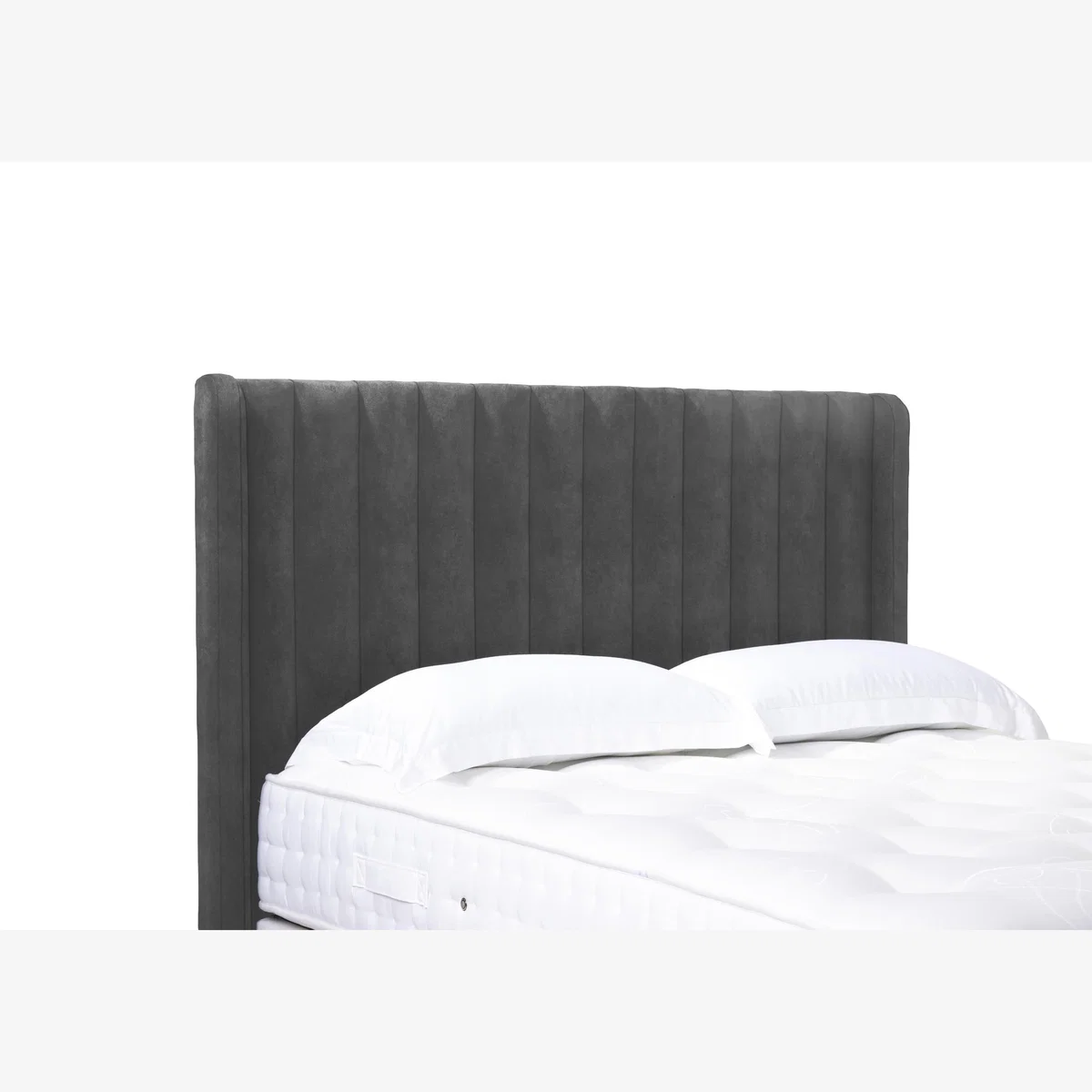 Austin High Floor Standing Headboard - Double - Dapple Mink – image 1