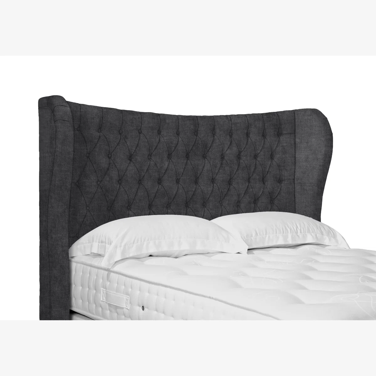 Camber High Floor Standing Headboard - Super King - Queens Ash Grey – image 1