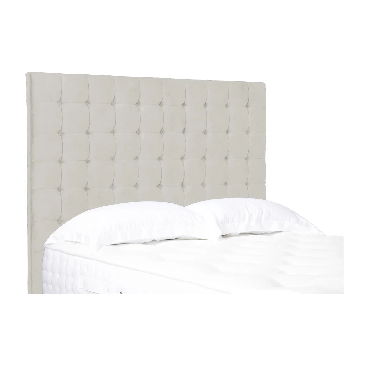 Dot High Floor Standing Headboard - Super King - Aston Linen – image 1