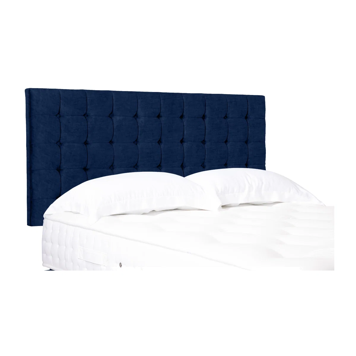 Dot Standard Strutted Headboard - Single - Aston Navy – image 1