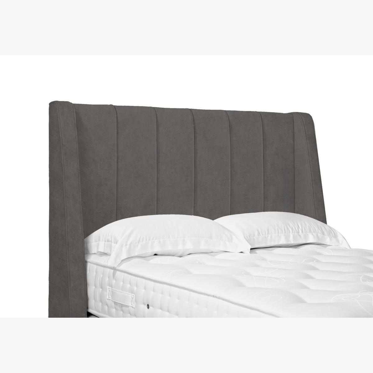 Alden High Floor Standing Headboard - Double - Plush Mole – image 1