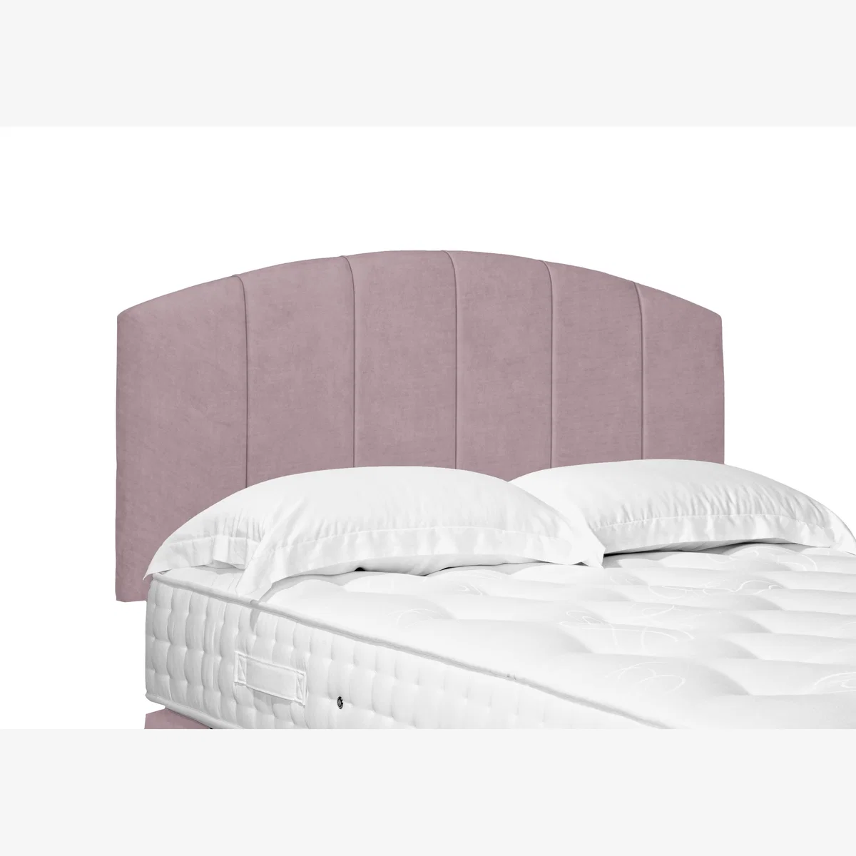Bow Standard Strutted Headboard - Double - Plush Lilac – image 1