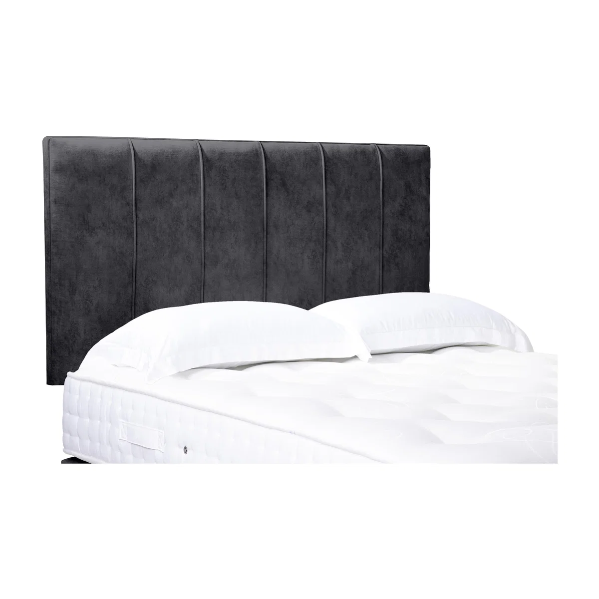 Rhodes High Strutted Headboard - Small Double - Daytona Coal – image 1