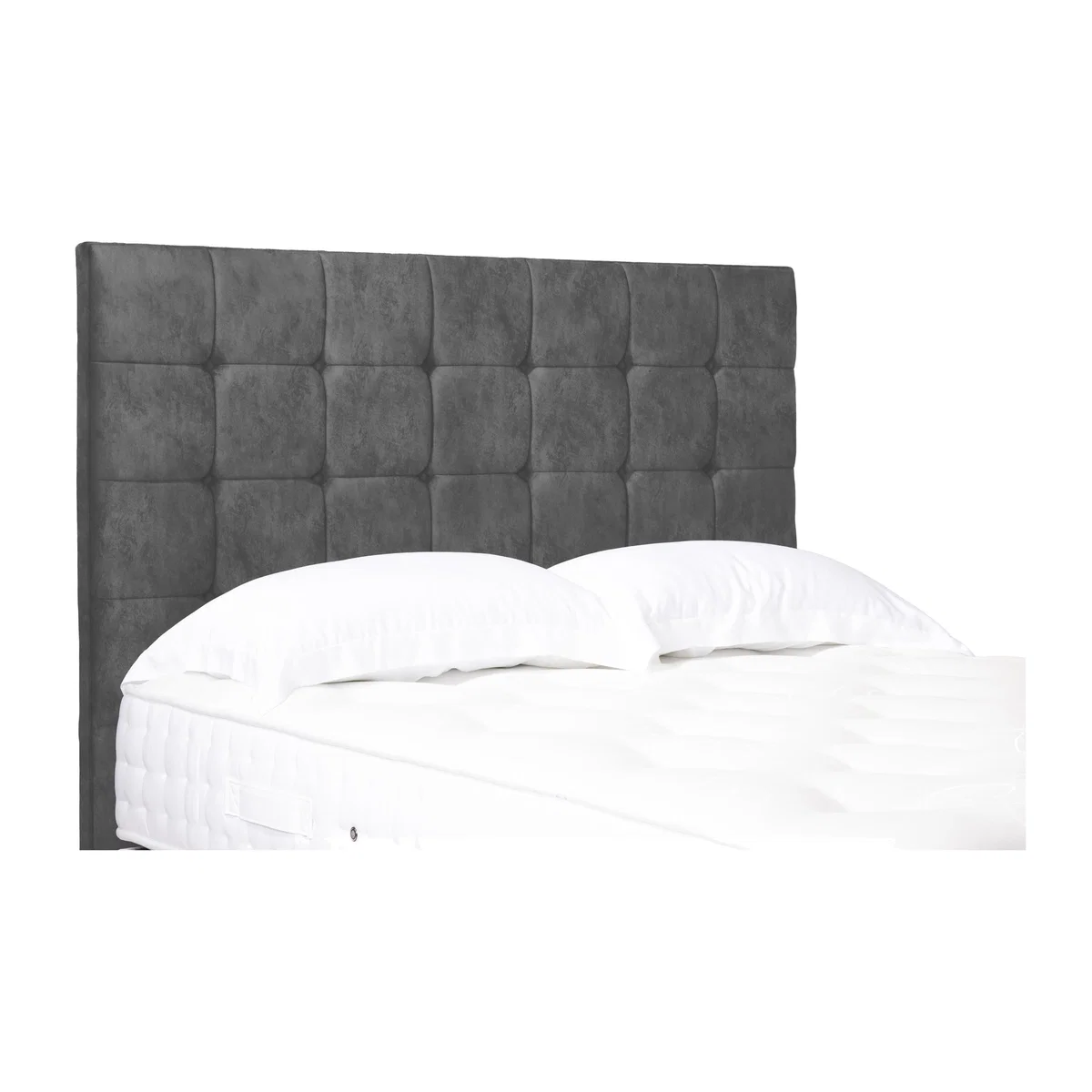 Kaito High Floor Standing Headboard - Double - Dapple Mink – image 1