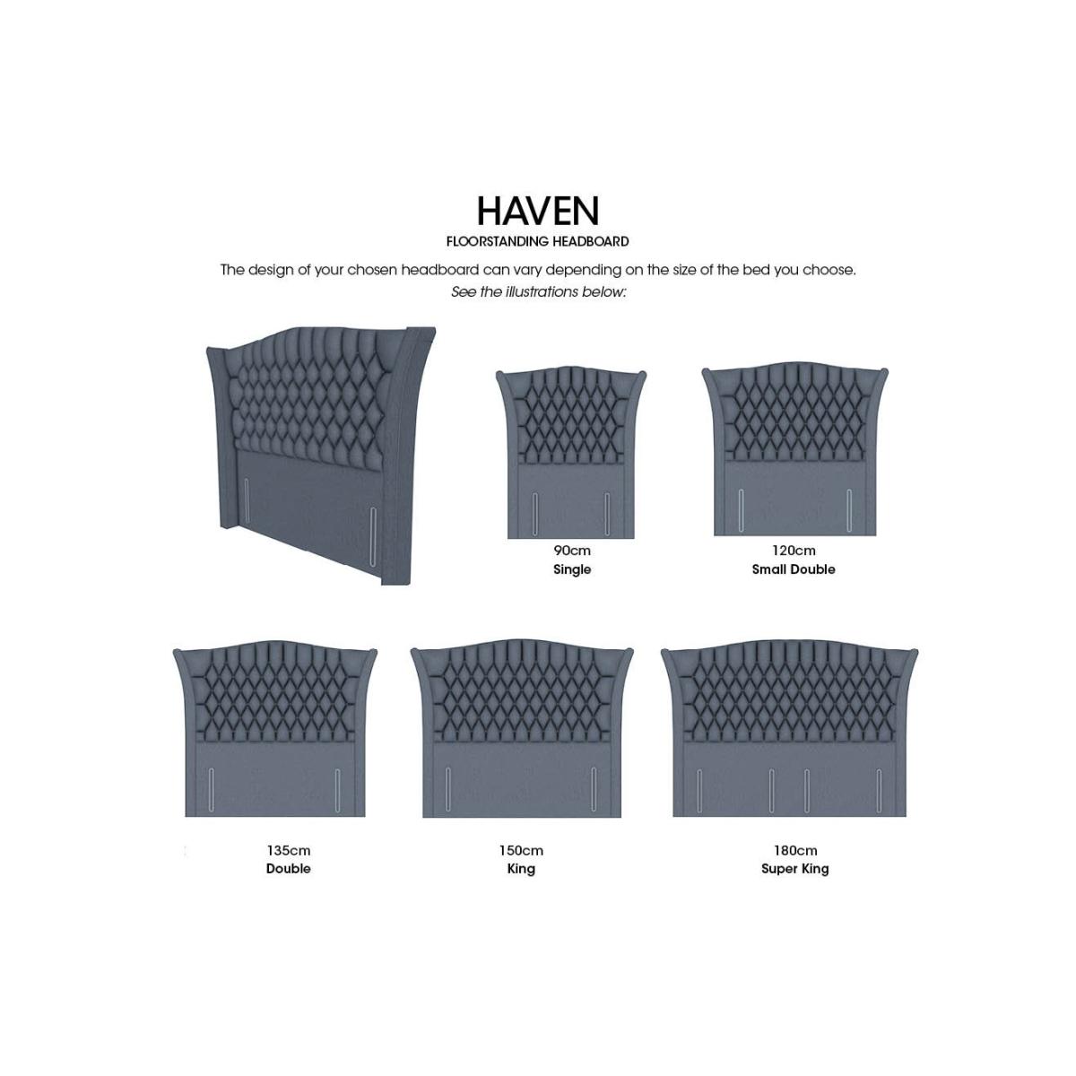 Haven High Floor Standing Headboard - King Size - Lace Domino – image 2