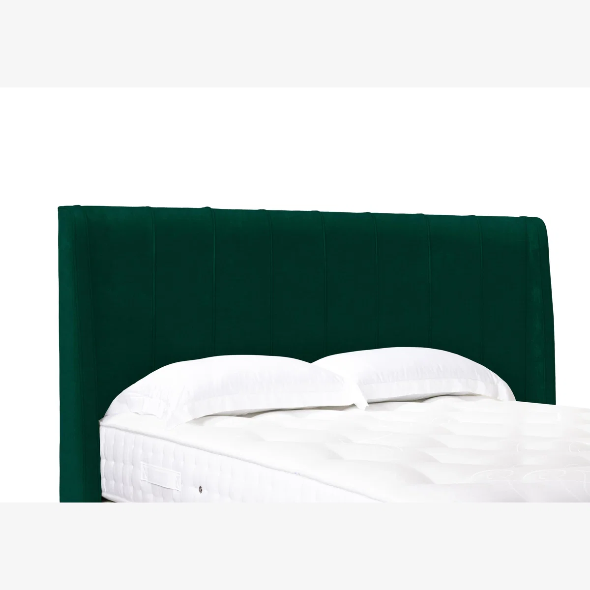 Akira High Floor Standing Headboard - Super King - Plush Emerald – image 1