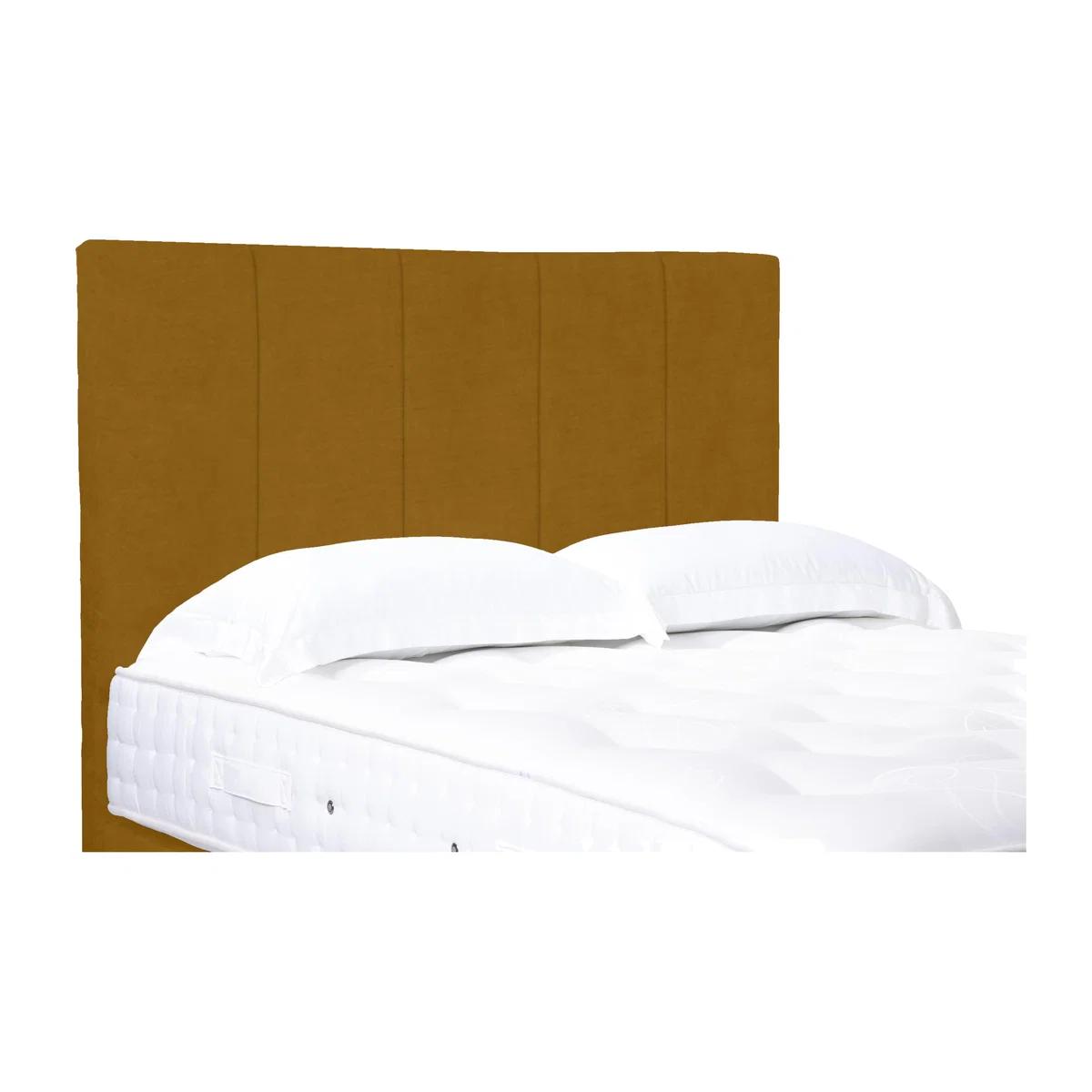 Strata High Floor Standing Headboard - Double - Plush Corn – image 1