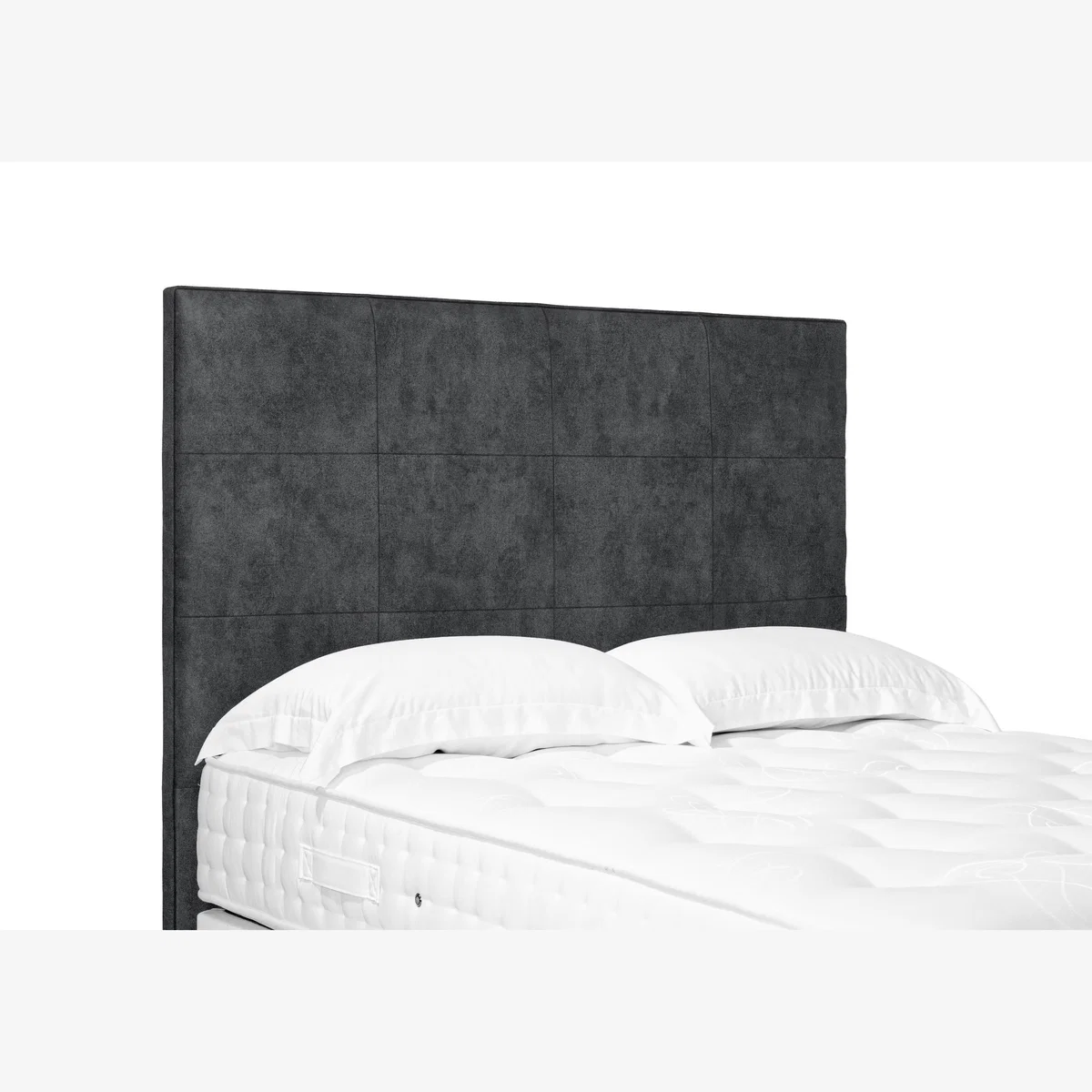 Elwood High Floor Standing Headboard - Double - Pewter – image 1