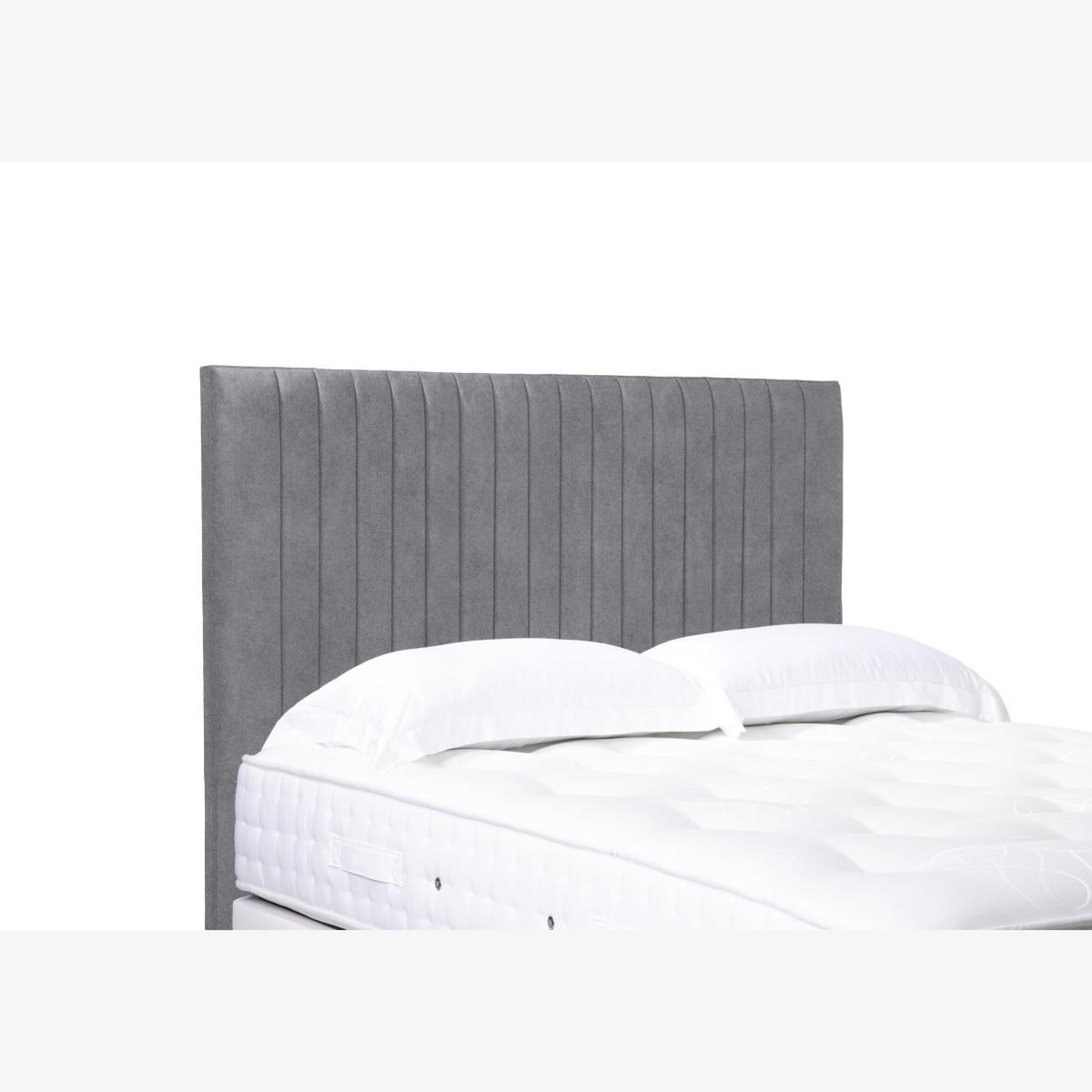 Cadenza High Floor Standing Headboard - Single - Simply Zinc – image 1