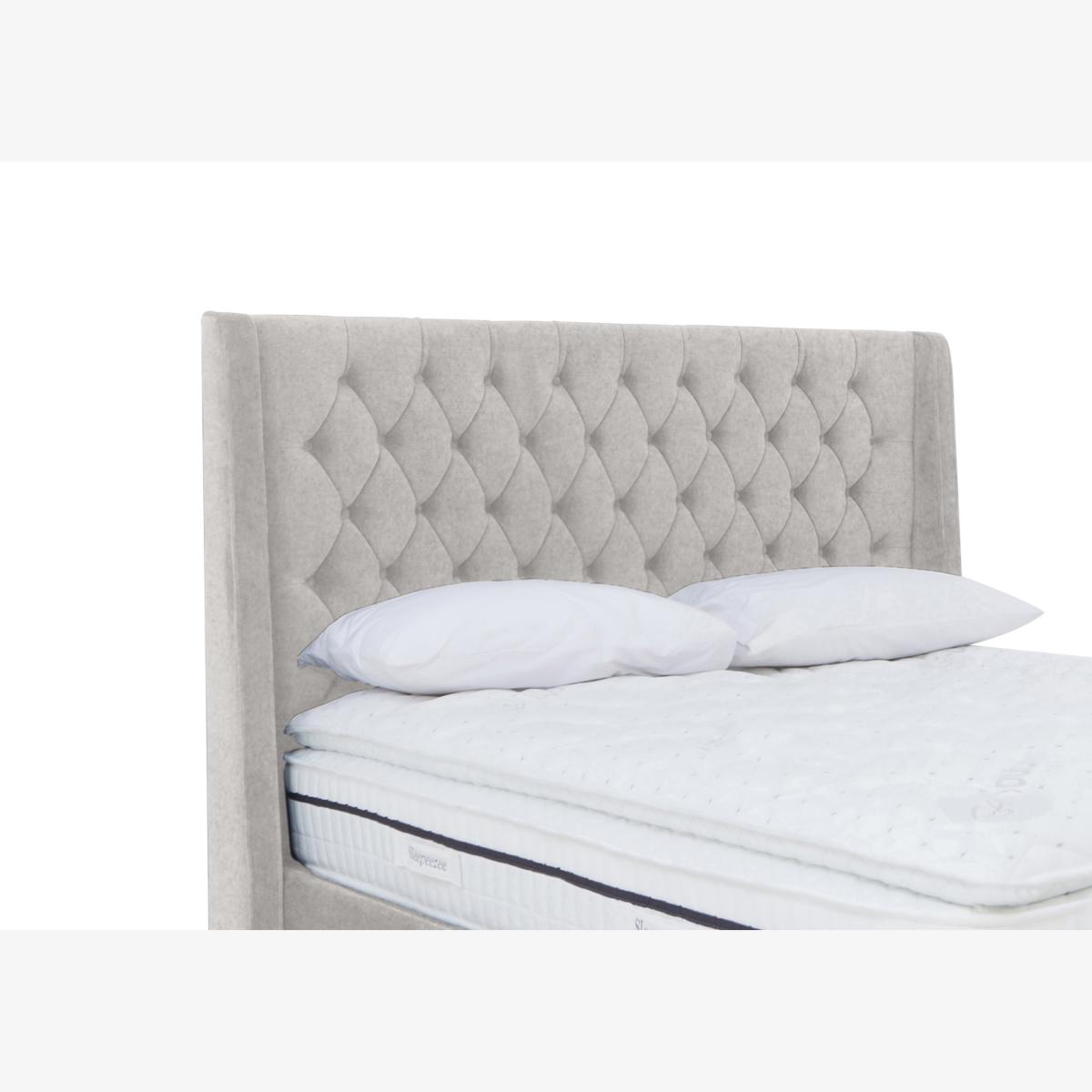 Zen Floor Standing Headboard - King Size - Shetland Pebble – image 1