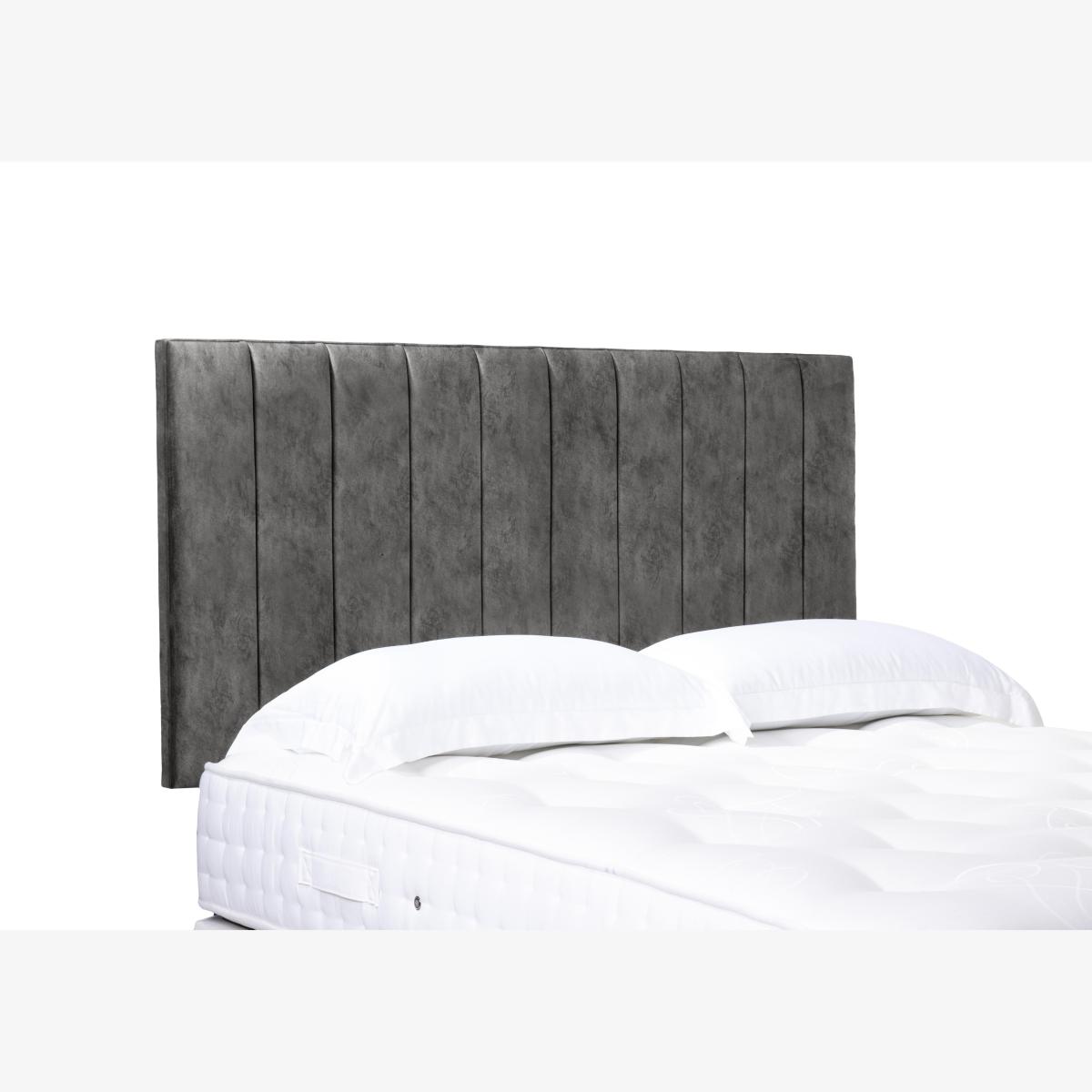 Elyse High Strutted Headboard - King Size - Daytona Pebble – image 1