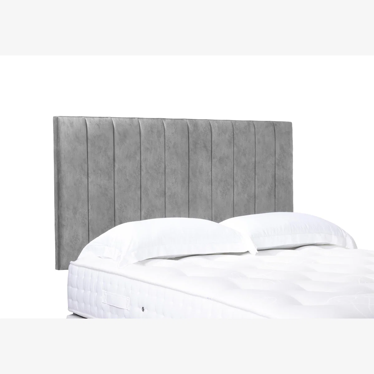 Elyse High Strutted Headboard - King Size - Dapple Sterling – image 1