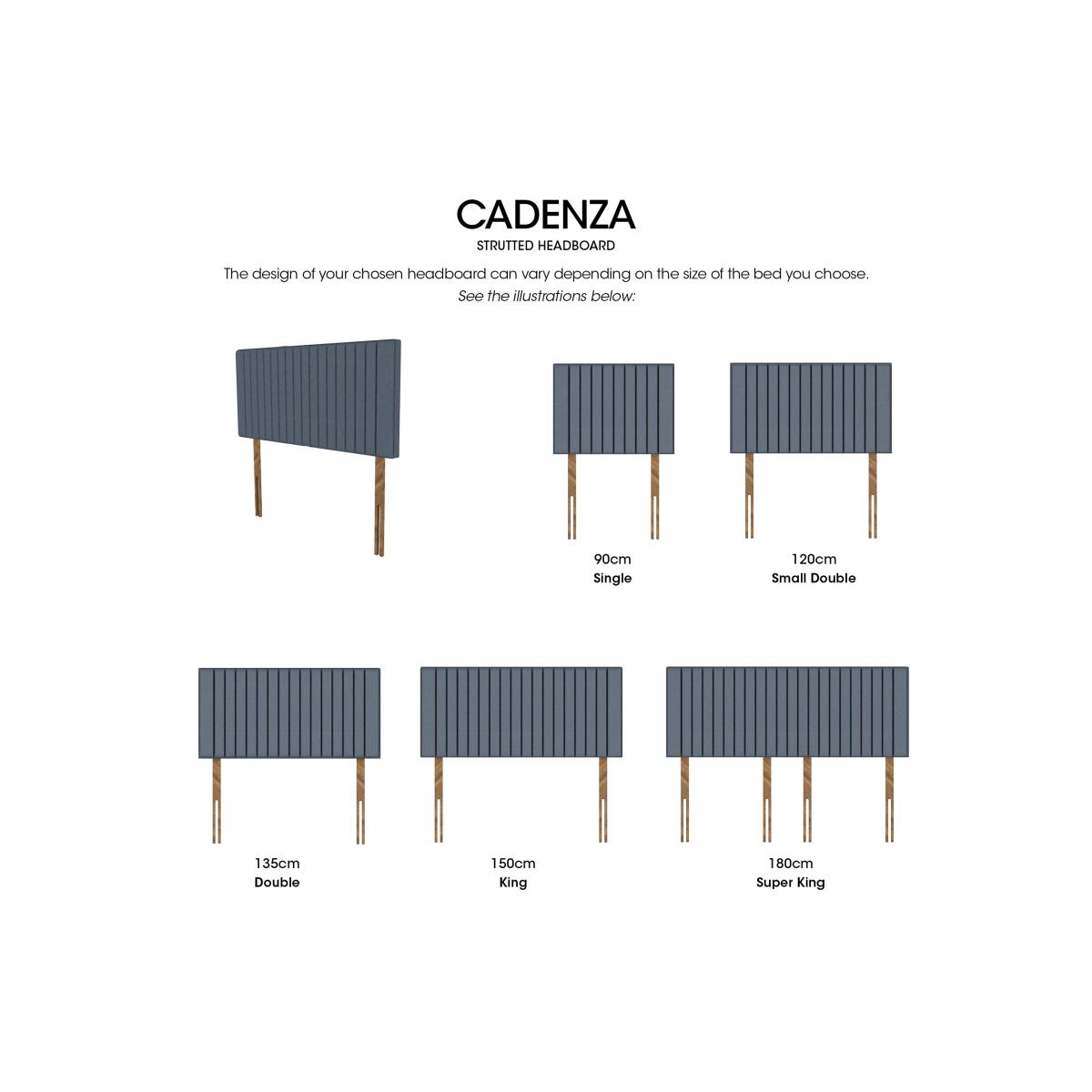 Artisan Collection Cadenza High Strutted Headboard - King Size – image 2