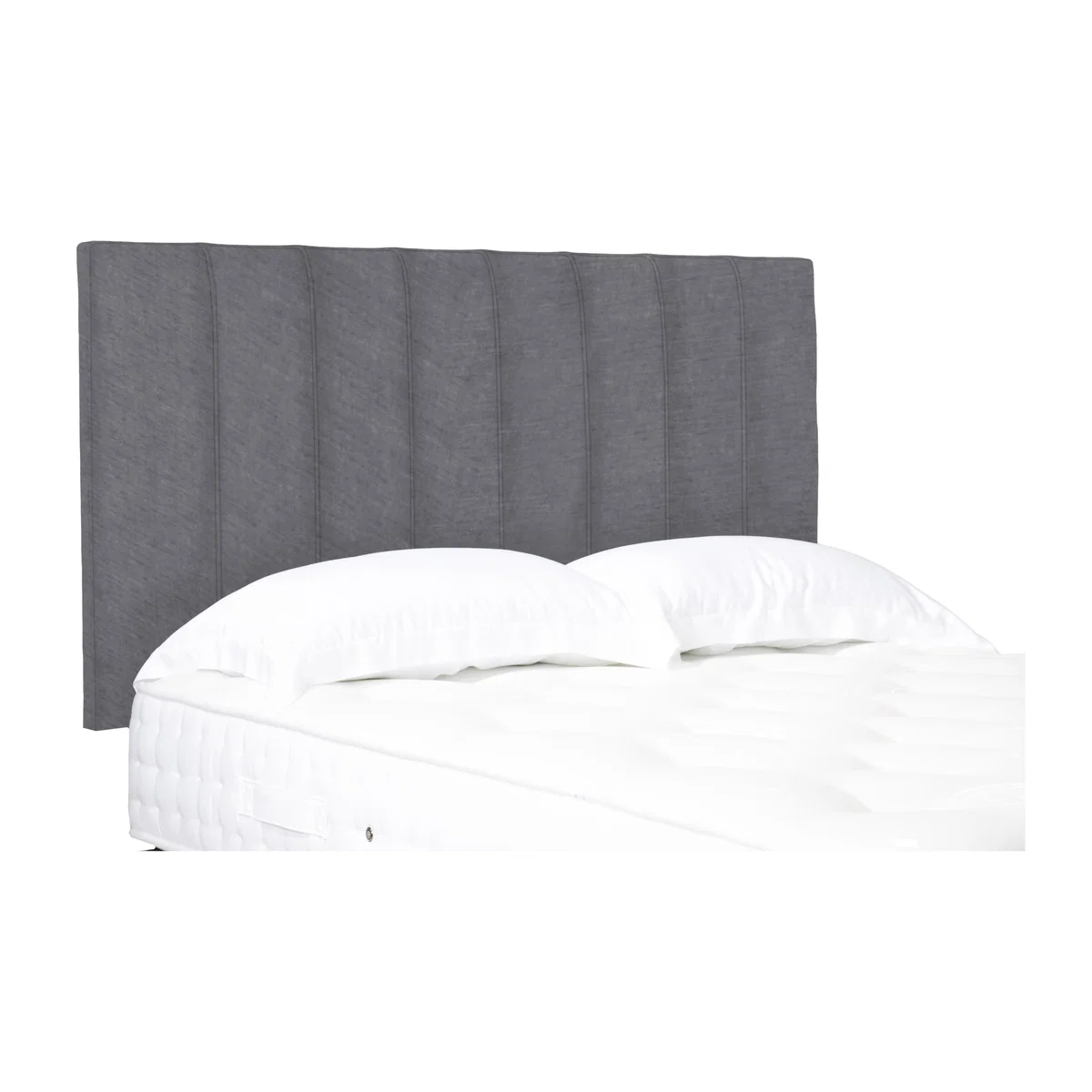 Axel High Strutted Headboard - Super King - Aston Steel – image 1