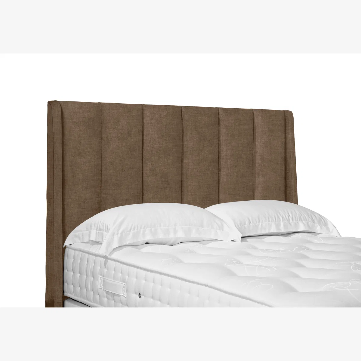 Ryo High Floor Standing Headboard - Super King - Lace Caramel – image 1