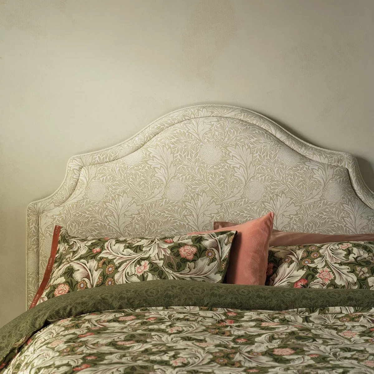 Habitat X William Morris Apple Kingsize Headboard - Cream – image 1