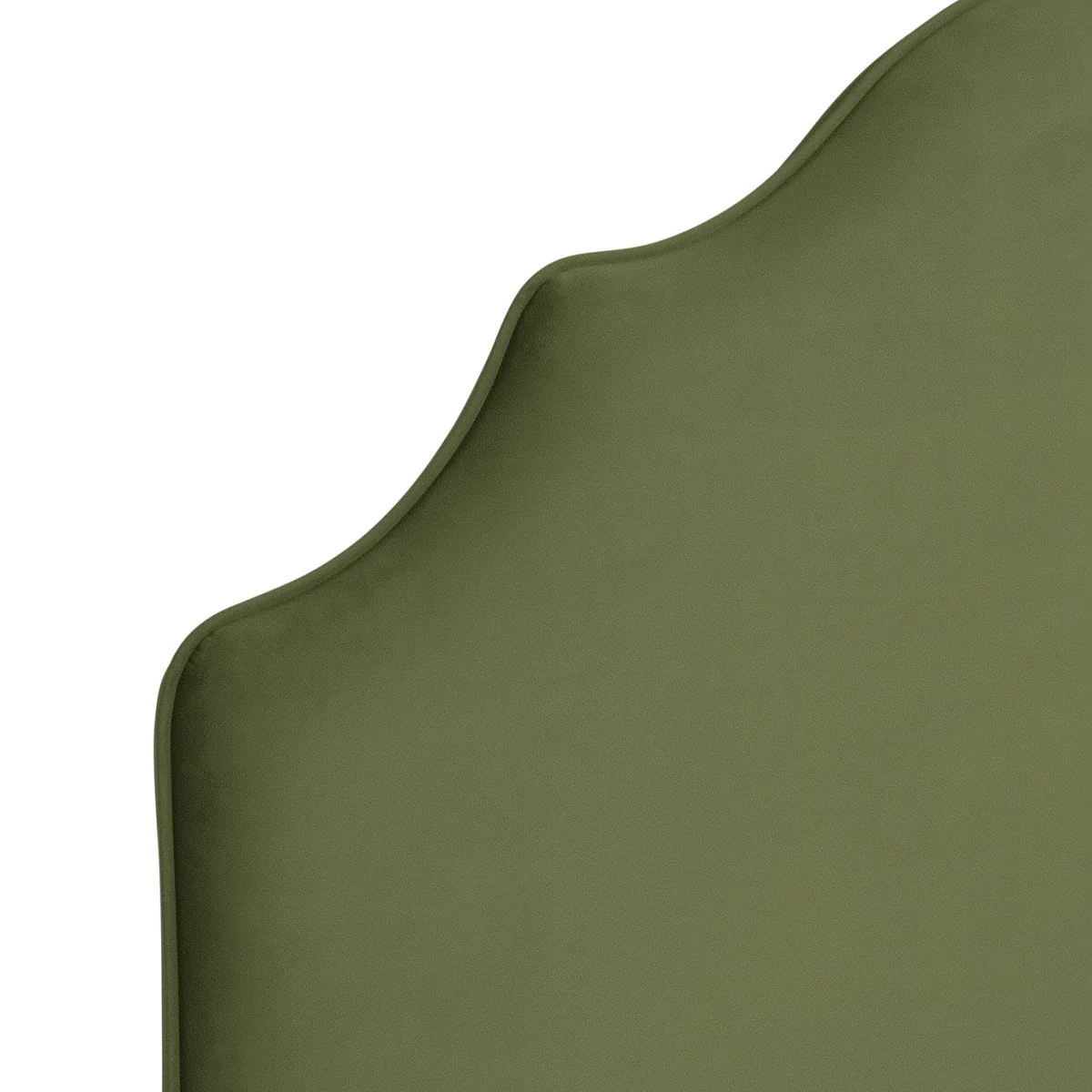 Habitat Daphne Velvet Kingsize Headboard - Olive – image 4